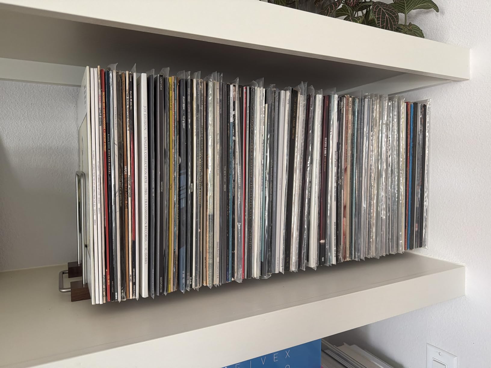 Optage Audio 100-150 Record Holder, Vinyl Record Storage, Vinyl Record Organizer, Record Stand for Vinyl Record, LP Storage, Record Holder for Albums, Solid Walnut customer photo 2