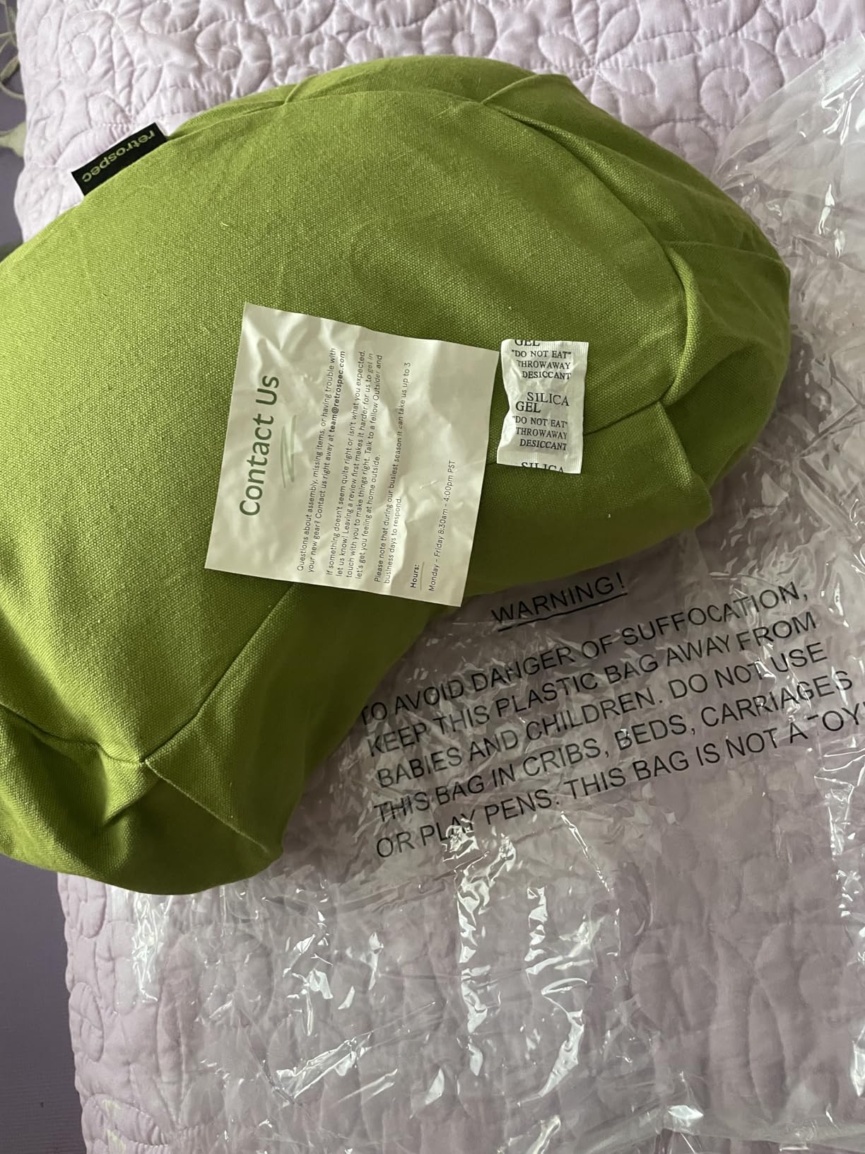 Retrospec Sedona Zafu Meditation Cushion with Buckwheat Hull Fill - Adjustable Yoga & Pilates Equipment Support - 17in Crescent Cotton Cover customer photo 1