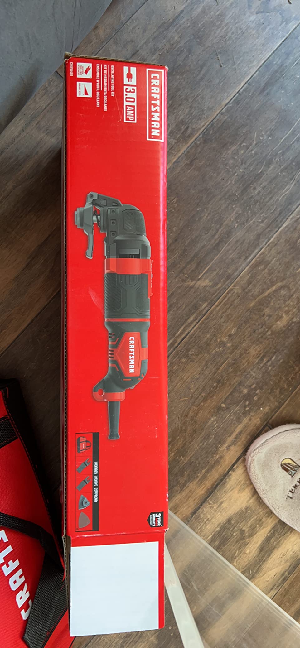 CRAFTSMAN Oscillating Tool, 3-Amp, Includes Universal Tool-free Accessory System, Blades, Sandpaper and Tool Bag, Corded (CMEW401) customer photo 1