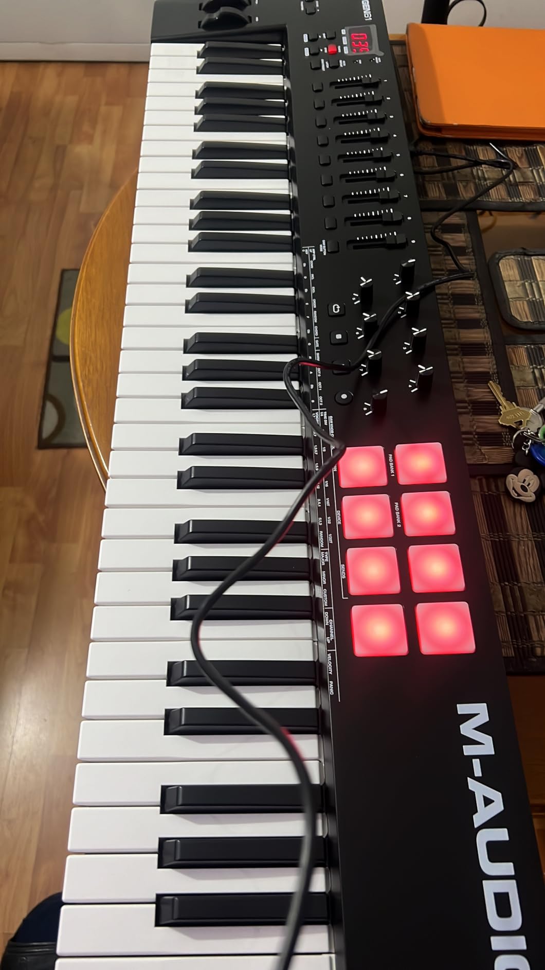 M-AUDIO Oxygen 49 (MKV) Key USB MIDI Keyboard Controller with Beat Pads, Smart Chord, Scale Modes, Arpeggiator and Native Instruments Sound Package customer photo 2