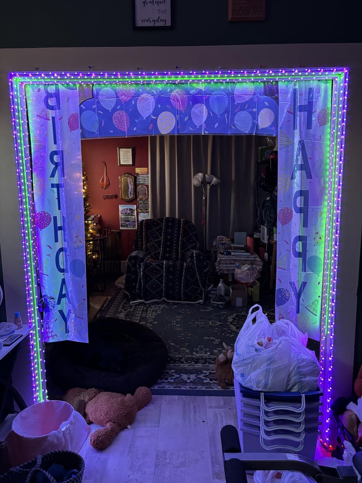 Tenmiro Led Lights for Bedroom 100ft (2 Rolls of 50ft) Music Sync Color Changing Strip Lights with Remote and App Control RGB Strip, for Room Home Party Decoration customer photo 1