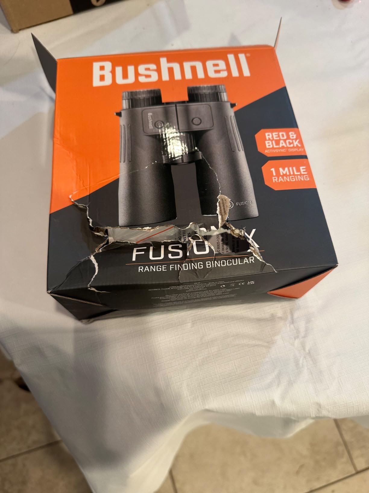 Bushnell Fusion X 10x42mm Rangefinder Binoculars, Hunting Binoculars with Built-in Rangefinder, Angle Range and Bullet Drop Compensation Modes customer photo 1