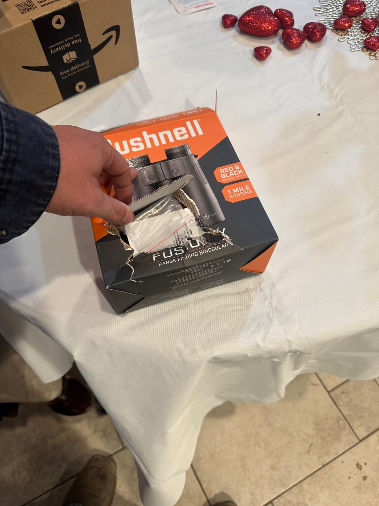 Bushnell Fusion X 10x42mm Rangefinder Binoculars, Hunting Binoculars with Built-in Rangefinder, Angle Range and Bullet Drop Compensation Modes customer photo 2