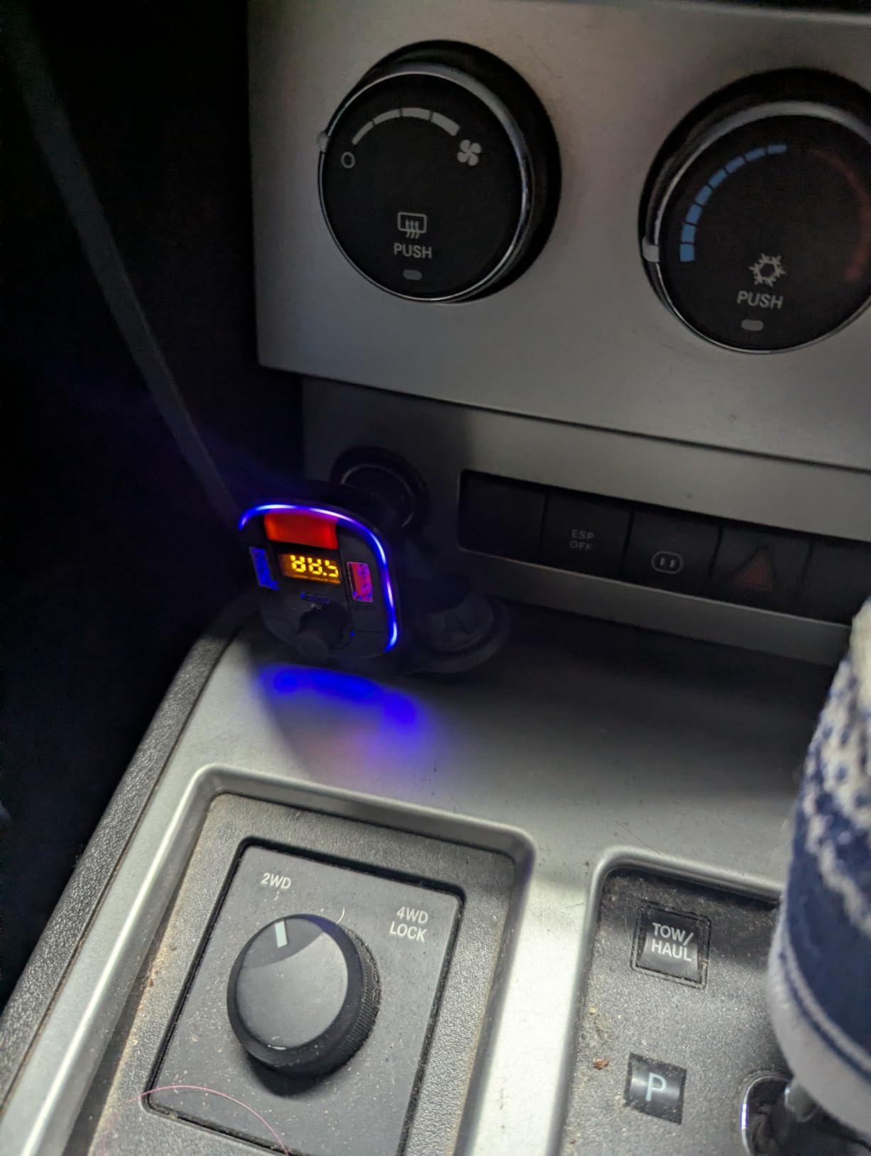 Bluetooth FM Transmitter for Car - BAISHUN Bluetooth 5.0 Adapter PD20W+QC3.0 Cigarette Lighter Radio Receiver Music Player Car Charger Supports Hands-Free Call Siri Google Assistant customer photo 1