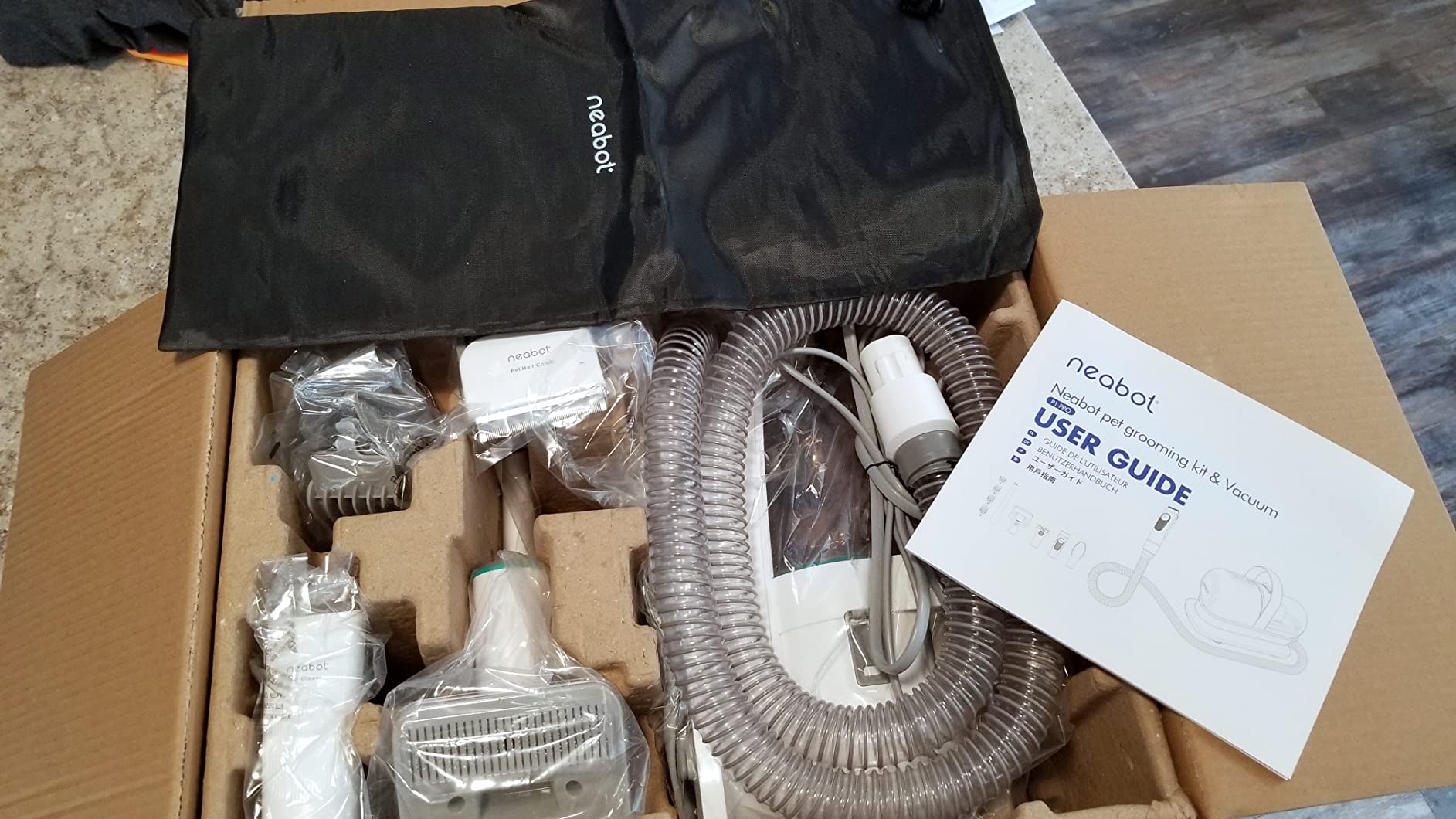 Neakasa P1 Pro Dog Grooming Vacuum Kit, 6-in-1 Pet Hair Grooming with Clippers and Vacuum, 9000Pa Suction, Low Noise, 1L Dust Cup for Home Shedding & Trimming customer photo 2