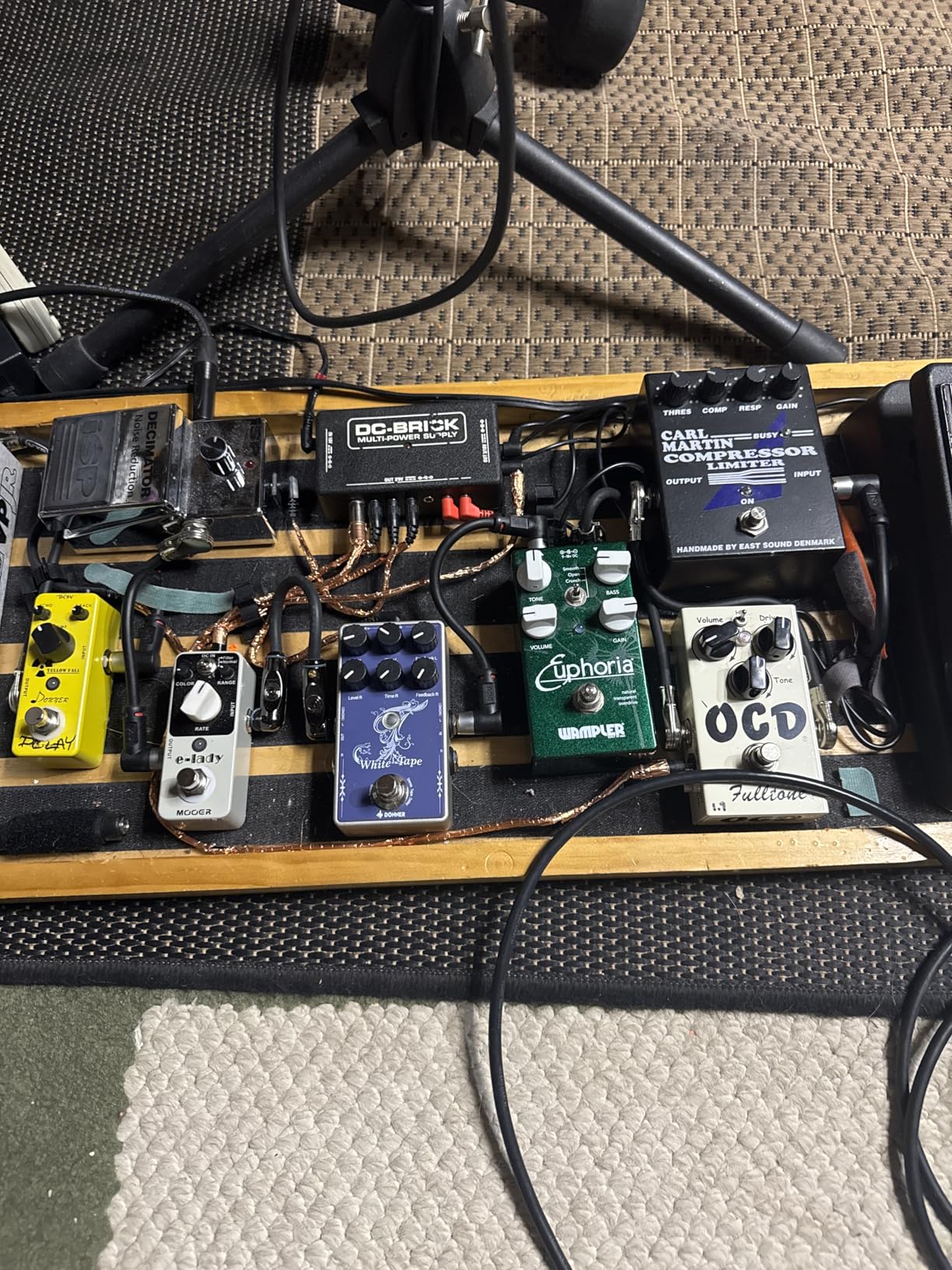 Donner White Tape Stereo Delay Pedal, Analog Delay with Echo Effect, True Bypass, 2 Independent Channels for Electric Guitar, Bass, Synth, Drum Machine customer photo 1