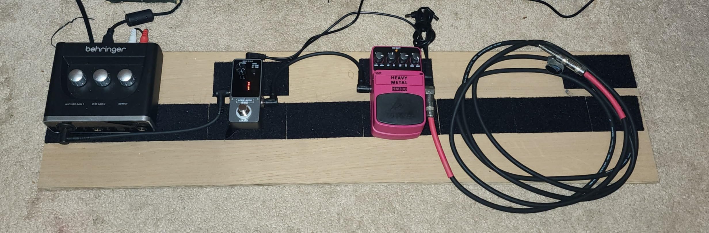 LEKATO Looper Pedal,Guitar Looper Pedal for Electric Guitar&Bass Loop Pedal with SYNC & Tuner Function Triple Effect Guitar Looper with LED Screen Unlimited Overdubs 3 Loops 18 Minutes Record Time customer photo 1