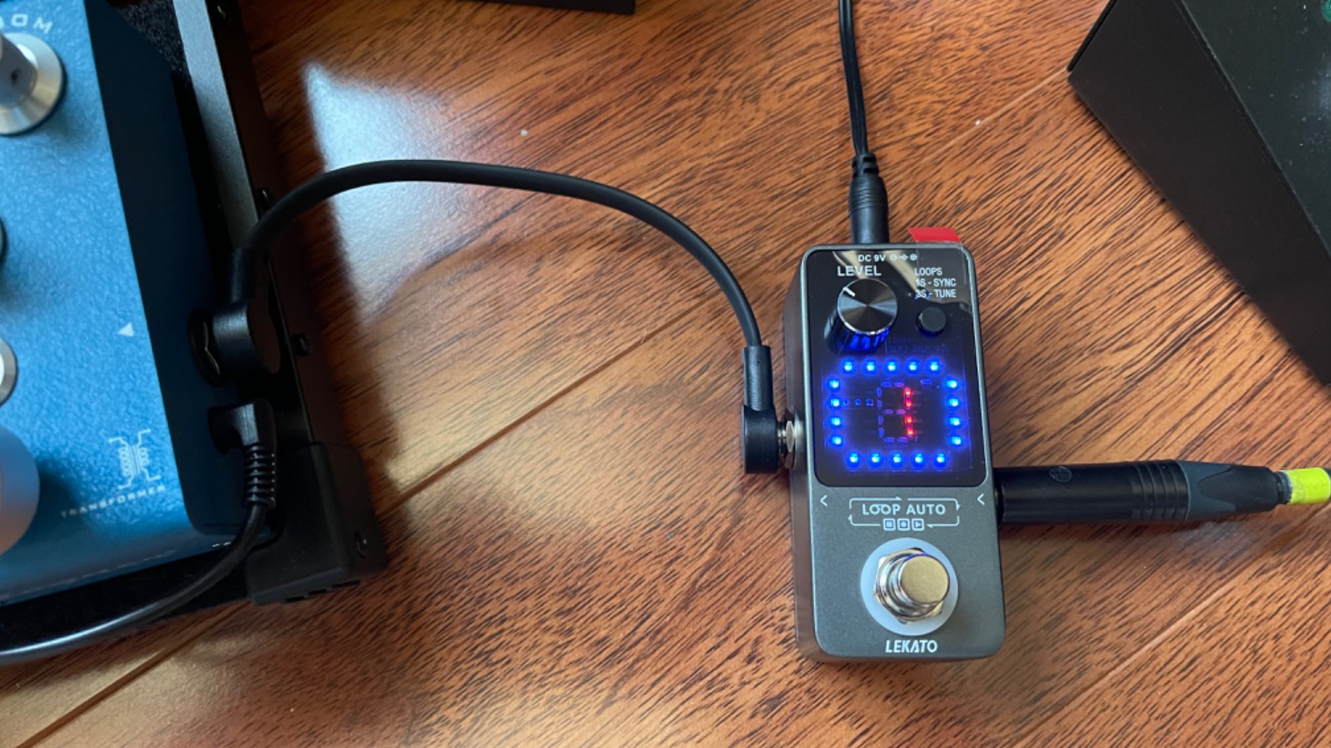 LEKATO Looper Pedal,Guitar Looper Pedal for Electric Guitar&Bass Loop Pedal with SYNC & Tuner Function Triple Effect Guitar Looper with LED Screen Unlimited Overdubs 3 Loops 18 Minutes Record Time customer photo 2