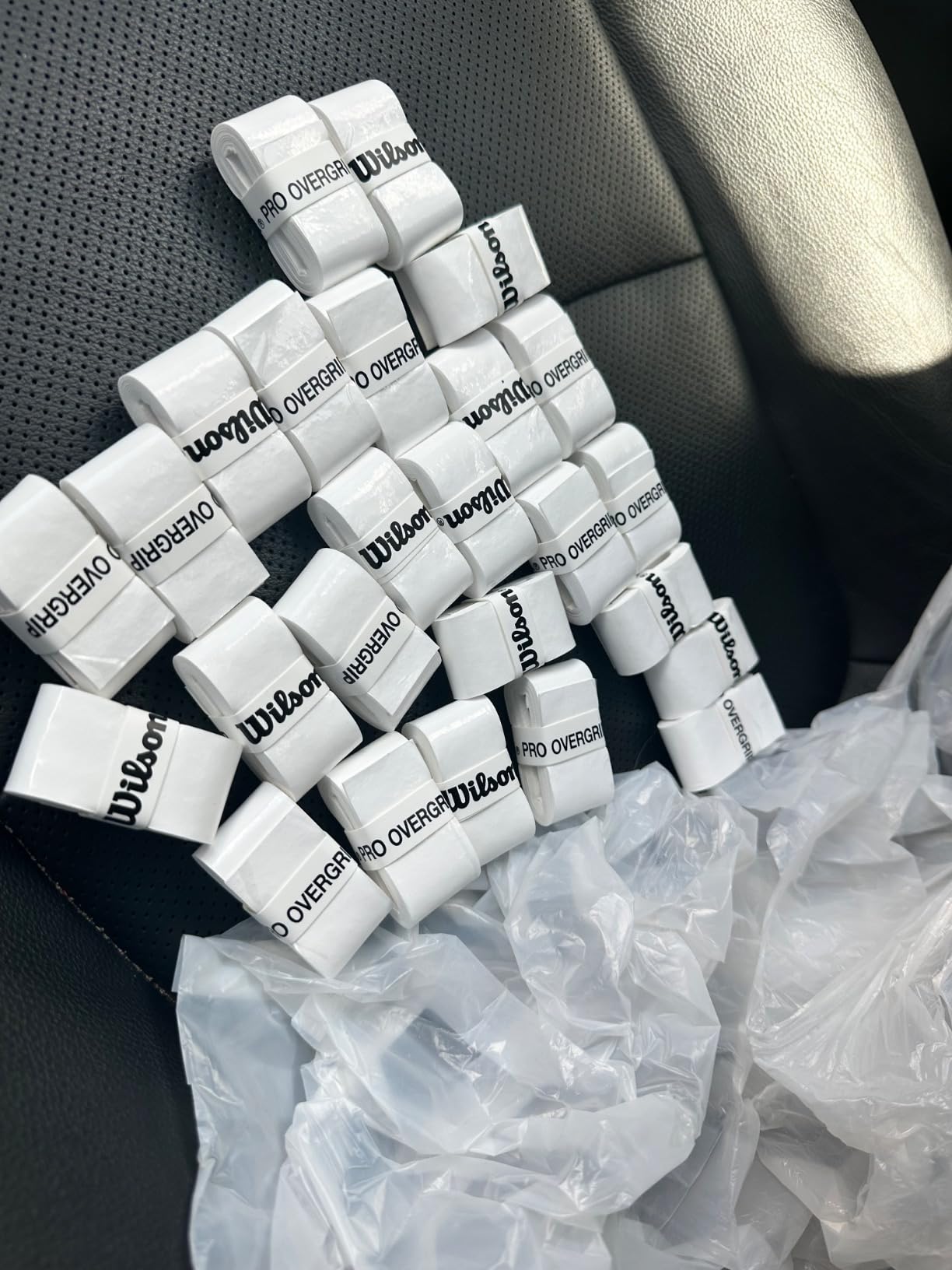 WILSON Pro Overgrip Comfort - 25 Pack - White customer photo 2