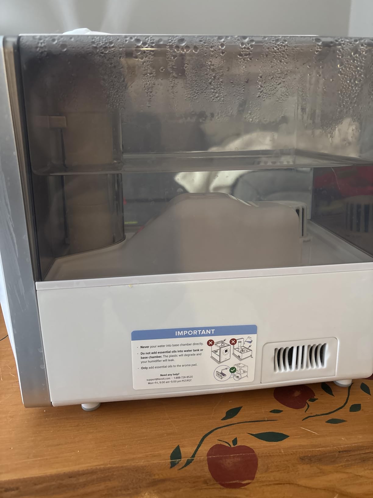 LEVOIT LV600S Smart Warm and Cool Mist Humidifiers for Home Bedroom Large Room, (6L) 753ft² Coverage, Quickly & Evenly Humidify Whole House, Easy Top Fill, App & Voice Control - Quiet Sleep Mode customer photo 2