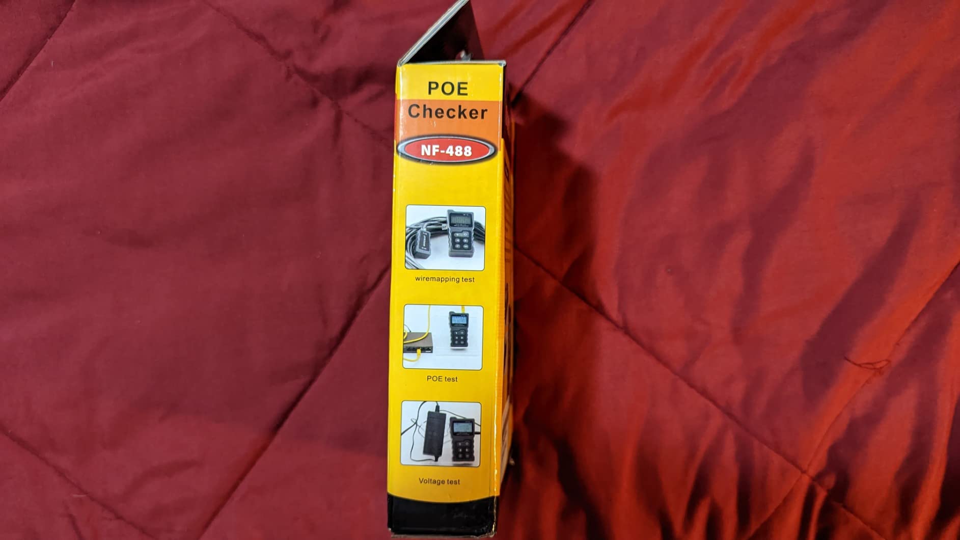 NOYAFA NF-488 POE Cable Tester for Power Over Ethernet, Network Cable Continuity Checking, Switch Loop-Back POE Detector customer photo 1