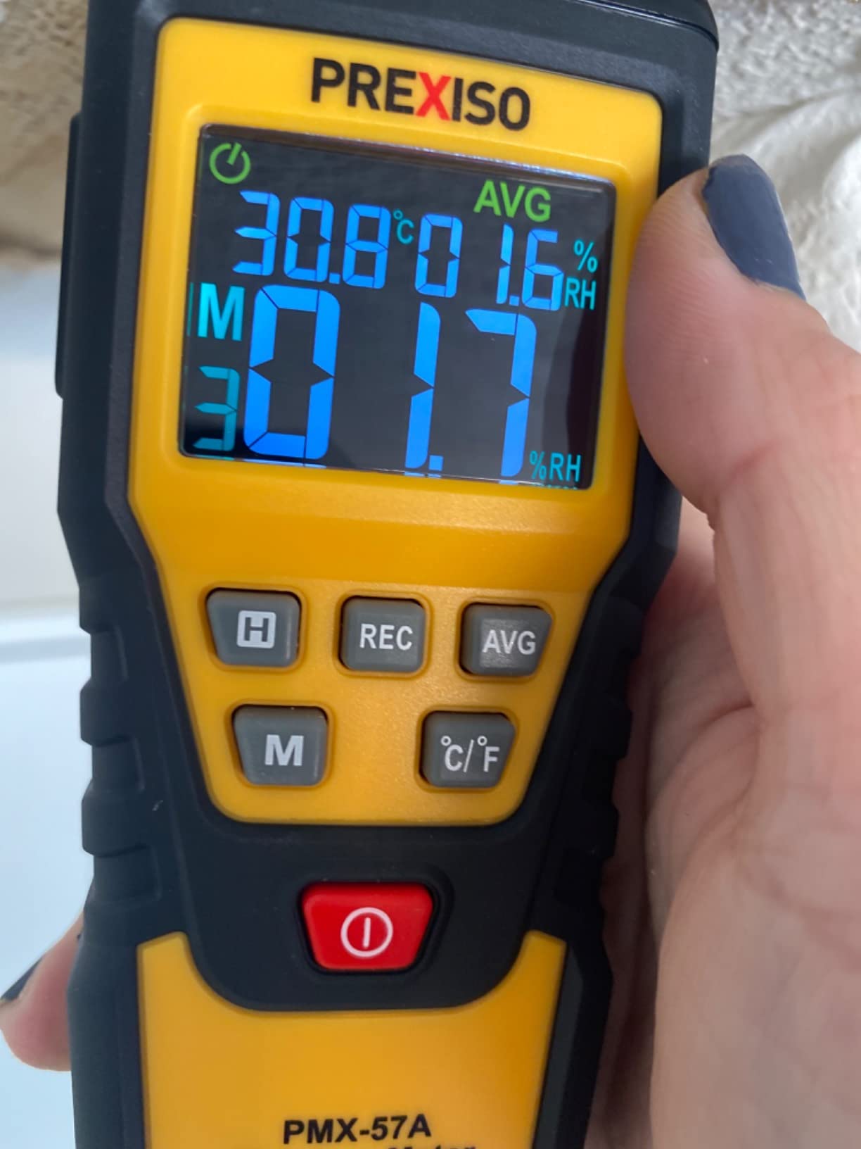 PREXISO Wood Moisture Meter - 7 in 1 Digital Moisture Meter for Firewood, Woodworking, Walls, Home, Drywall, Paper, Floor - Moisture Reader, Pin-Type Water Leak Detector, Dampness Meter customer photo 2