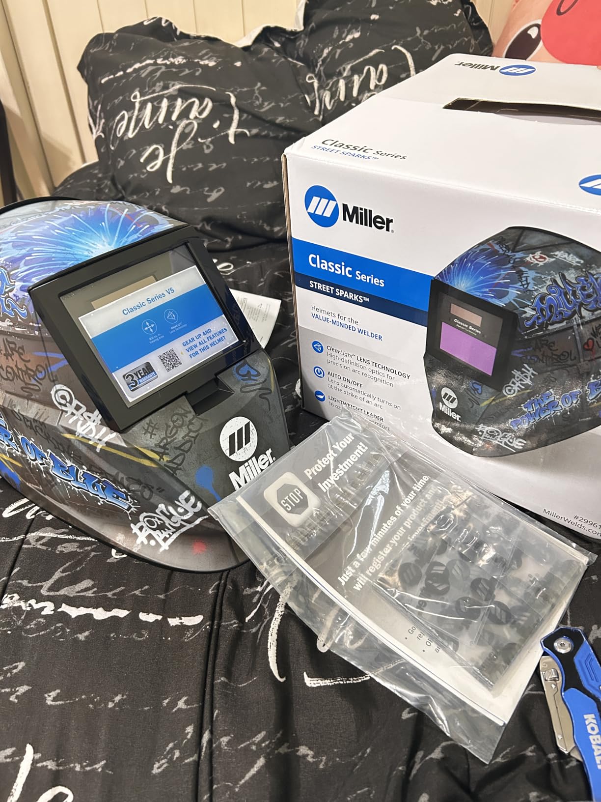 Miller Classic Series Auto Darkening Welding Helmet with ClearLight Technology customer photo 2