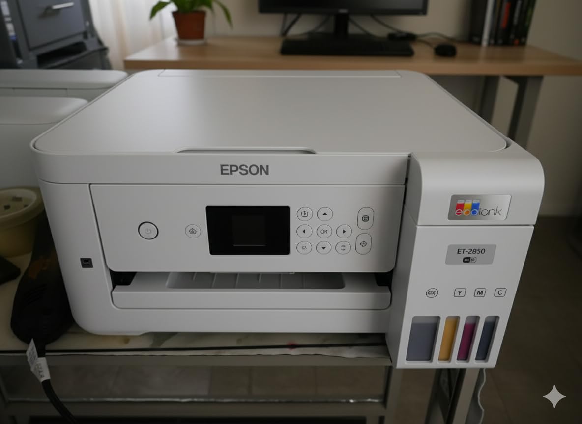 Epson EcoTank ET-2850 Wireless Color All-in-One with Auto 2-Sided Printing customer photo 1