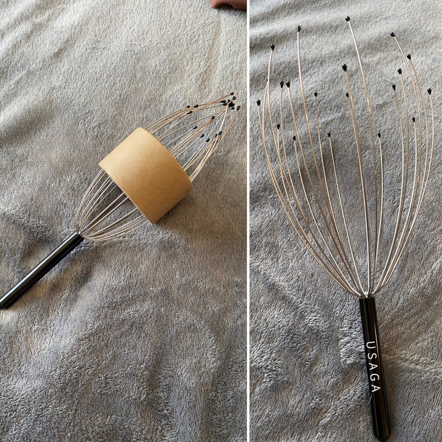 USAGA Head Massager Scalp Massager 20 Fingers Head Scratcher, Stocking Stuffers Gift for Scalp Body Relaxing customer photo 1