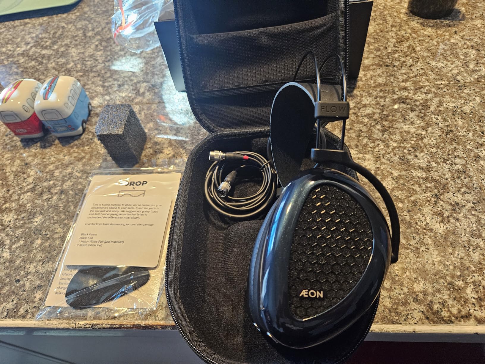 Drop + Dan Clark Audio Aeon Planar Magnetic Headphones - Open-Back, Over Ear, Audiophile (Aeon Open X), Blue/Black customer photo 1