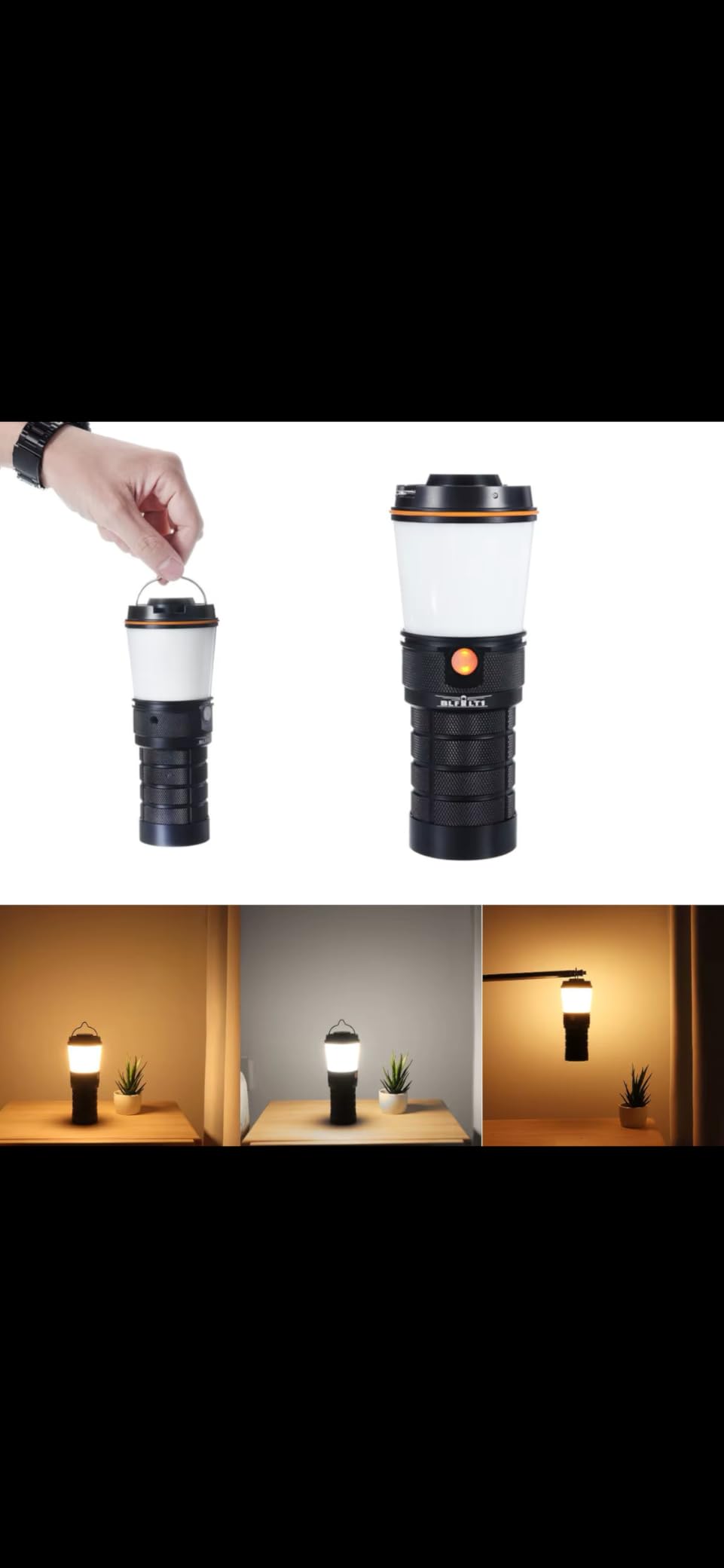 Sofirn BLF LT1 Camping Lantern Rechargeable, Led Lantern with 8X LH351D LED, 24 Hours Runtime in Medium Mode, Perfect Lantern Flashlight for Camping, Power Outages, Hiking, Fishing customer photo 1