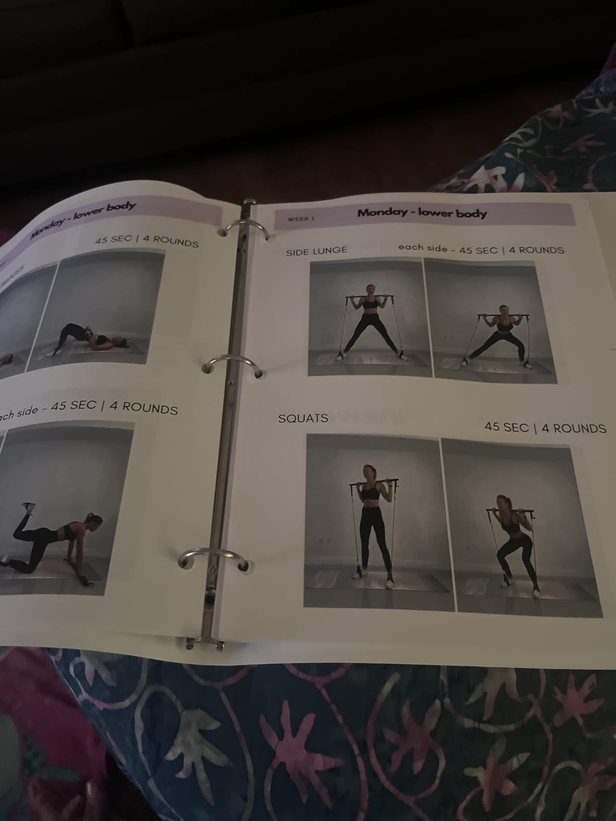 Portable Pilates Bar Kit with Resistance Bands (20, 30, 40, 50 LBS) - Adjustable Home Workout Equipment with 8 Week Training Program - Full Body Fitness Bar for Pilates, Strength Training customer photo 1