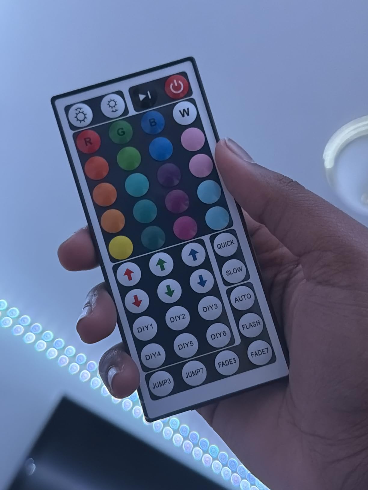 44 Key RGB LED Light Strip Remote Controller Infrared Led Light Remote Replacement for SMD 5050 2835 3528 Led Strip Lights customer photo 1