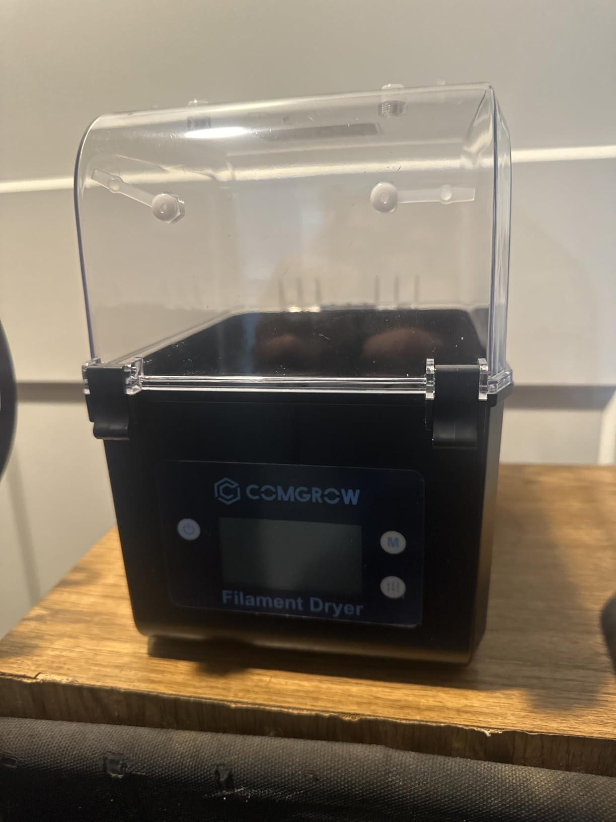 Comgrow 3D Printer Filament Dryer Box, Comgrow 3D Filament Storages, Keeping Filaments Dry During 3D Printing, Compatible with 1.75mm/2.85mm PLA ABS Material, Filament Dehydrator, Spool Holder customer photo 1