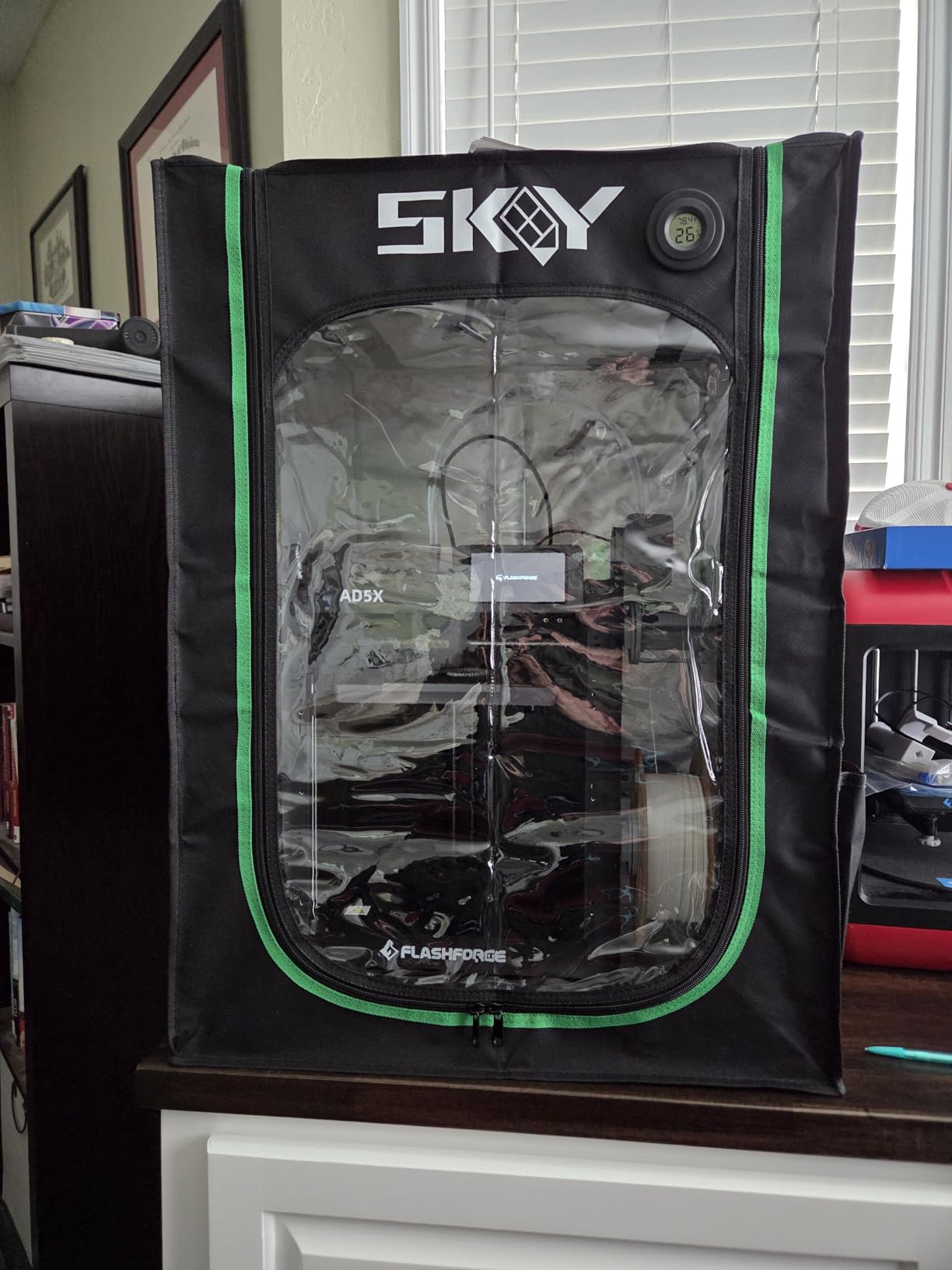 Creality 3D Printer Enclosure Fireproof and Dustproof Tent Constant Temperature Protective Cover Room for Creality Ender 3V2/Ender 3V2 Neo/Ender 3S1/Ender 3Pro/Ender 3 3D Printer customer photo 2