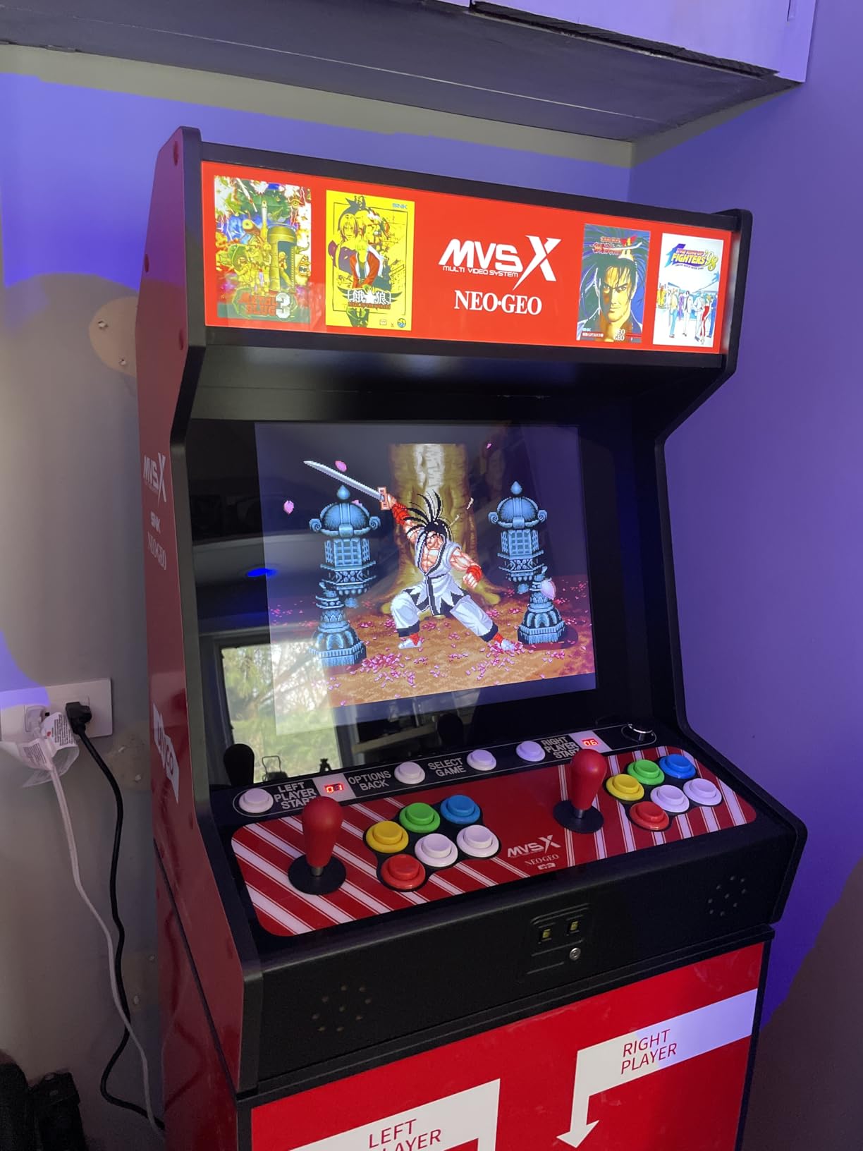 UNICO MVSX Home Arcade, Preloaded 50 SNK Licenced Retro Games, Support Two Players to Play Games Concurrently, Including The King of Fighters/Metal Slug and More customer photo 2