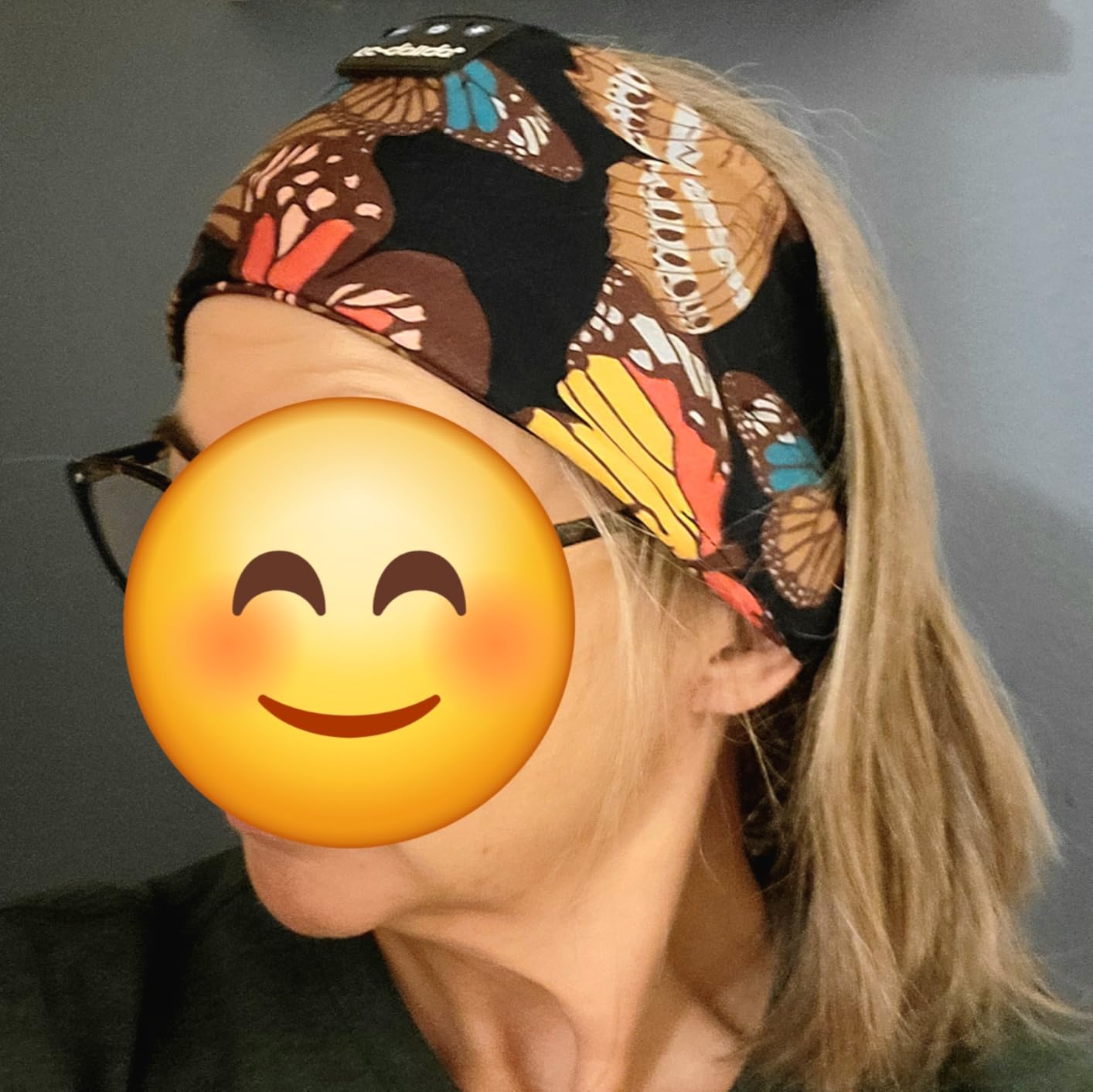 LC-dolida Sleep Headphones Headband Bluetooth 5.4, Sports Headband Earphones Wireless with Speaker Microphone USB C for Women Sleeping Gift Workout Jogging Yoga Insomnia Travel Meditation, Butterfly customer photo 1