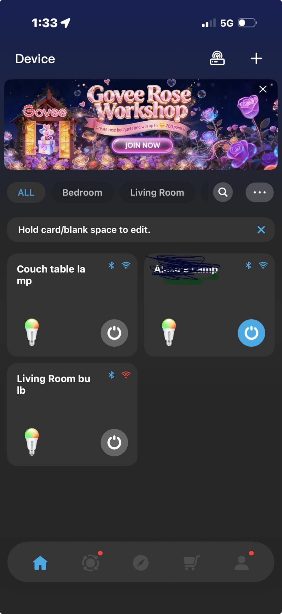 Govee Smart Light Bulbs, Color Changing Light Bulb, Work with Alexa and Google Assistant, 16 Million Colors RGBWW, WiFi & Bluetooth LED Light Bulbs, Music Sync, A19, 800 Lumens, 4 Pack customer photo 1