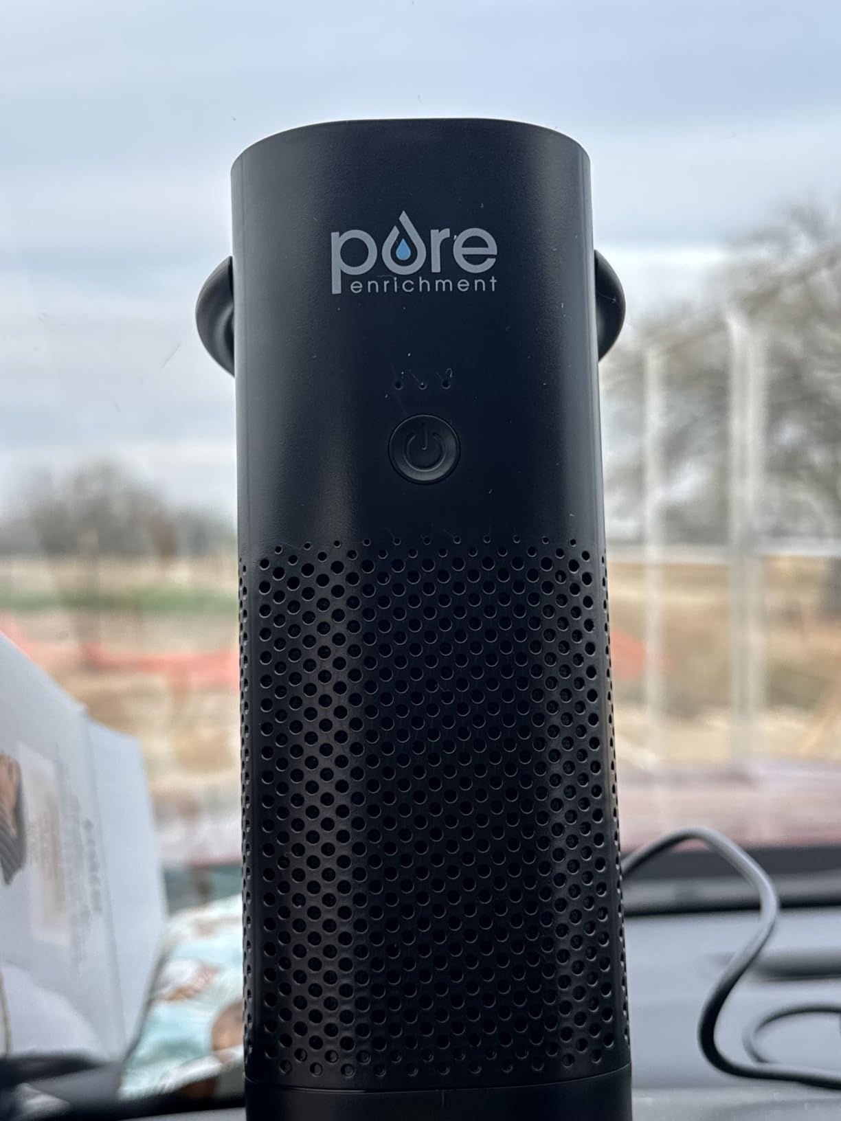 Pure Enrichment PureZone Mini Portable Air Purifier - Cordless True HEPA Filter Cleans Air & Eliminates 99.97% of Dust, Odors, & Allergens Close to You - Cars, School, & Office (Starlight Blue) customer photo 2