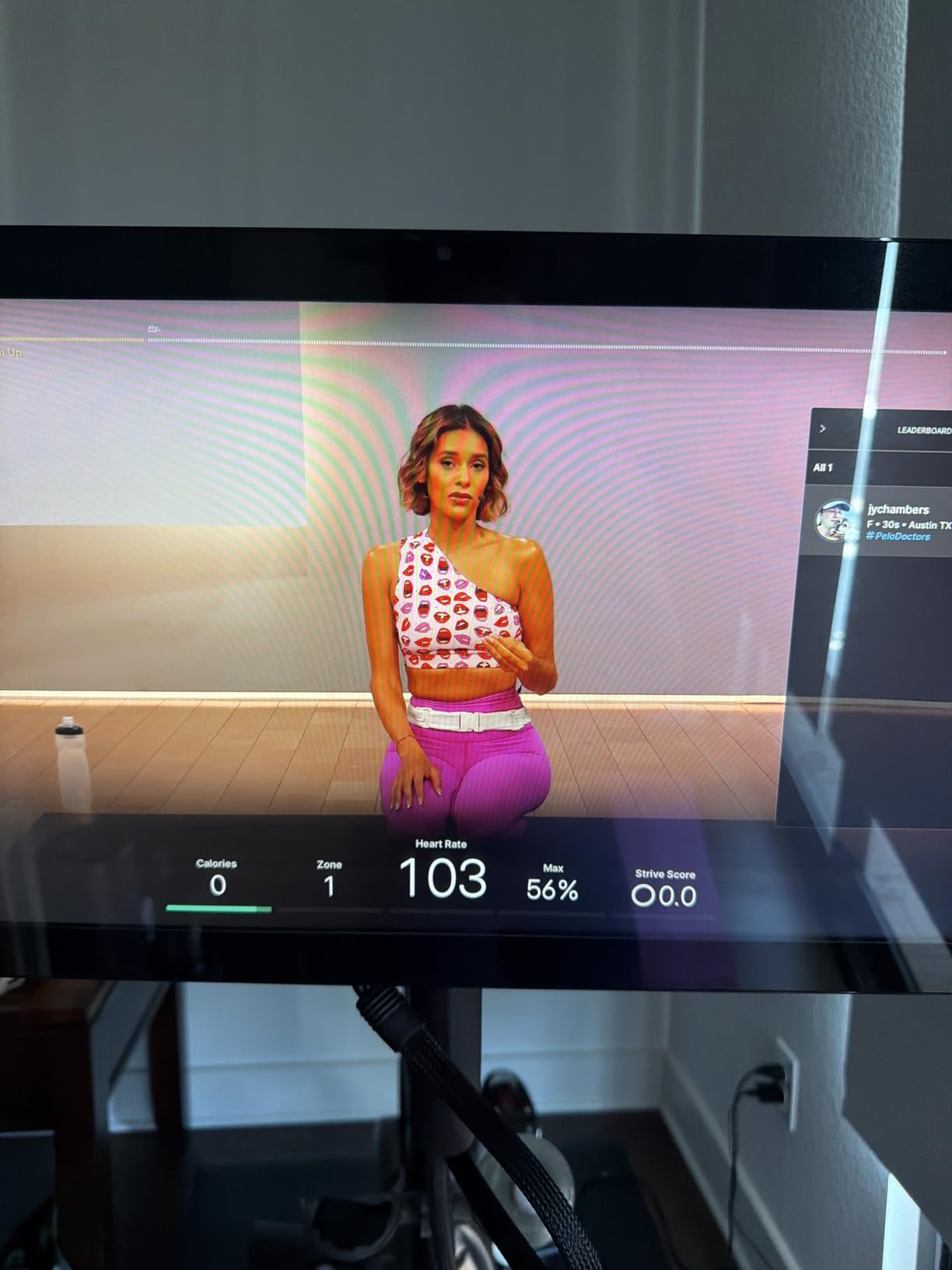 COOSPO Heart Rate Monitor Armband HW807, Bluetooth 5.0 ANT+ HRM with HR Zone LED Indicator, Tracking Heartbeat HRV for Fitness Training, Work with Peloton/Polar/Wahoo/Strava/DDP Yoga customer photo 2