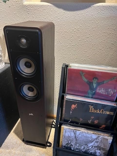 Polk Signature Elite ES50 Tower Speaker - Hi-Res Audio Certified, Dolby Atmos Speaker & DTS:X Compatible, 1