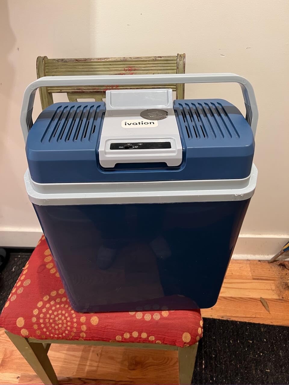 Ivation Electric Cooler & Warmer with Handle | 24 L Portable Thermoelectric Fridge for Vehicles & Trucks| 110V AC Home Power Cord & 12V Car Adapter for Camping, Travel & Picnics customer photo 2