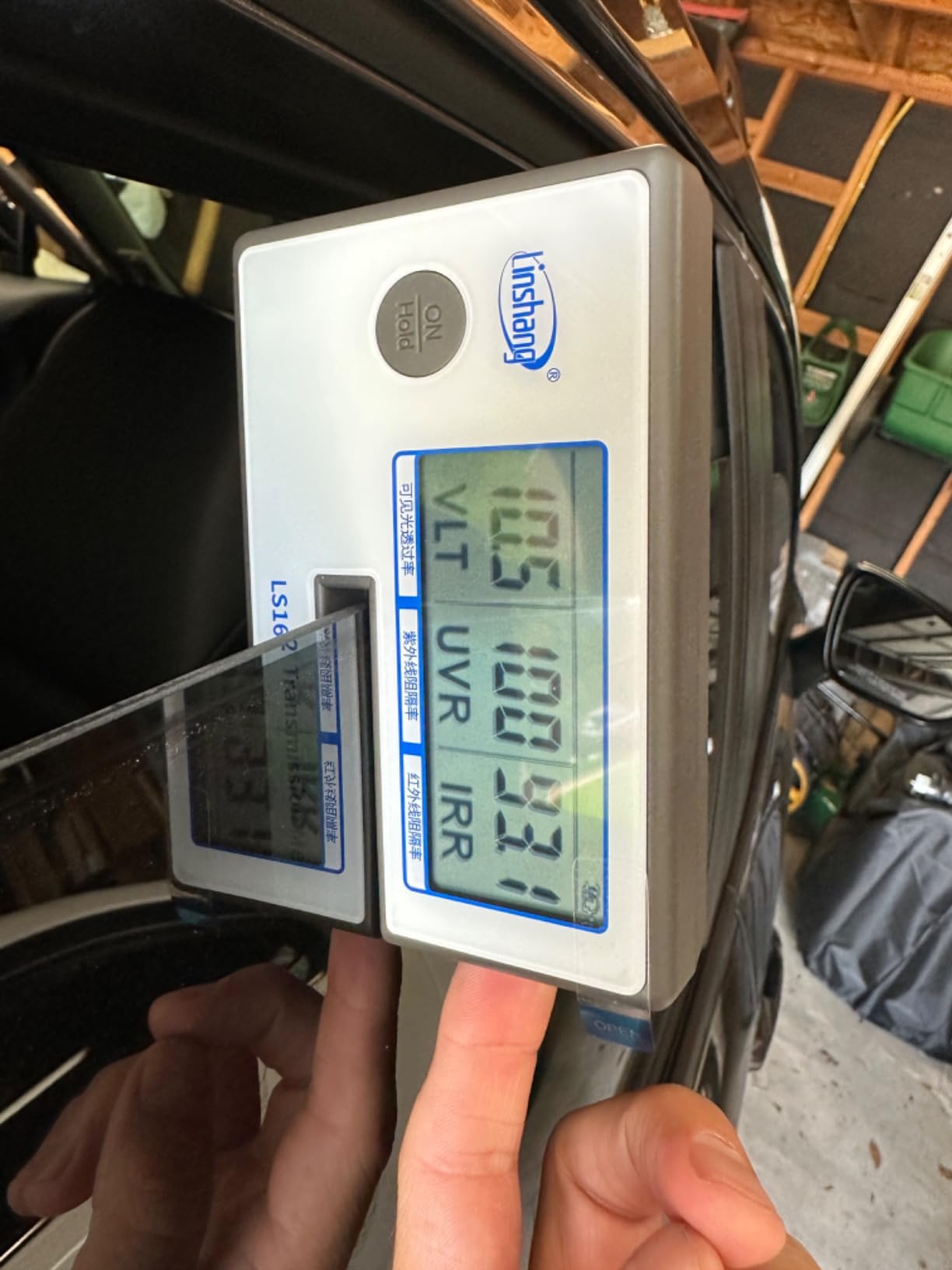 RockRose Portable Car Window Tint Meter Professional VLT/UVR/IRR Measurement for Auto Side Windows & Tint Films customer photo 1