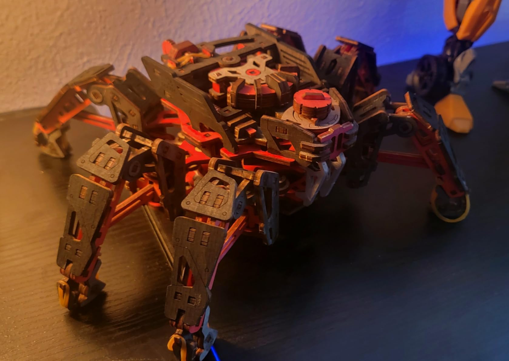 UGEARS Hexapod Explorer 3D Puzzle - Walking Robot Wooden Model Kits for Adults to Build - Self-Propelled 6-Legged Mechanical Crawler Craft Kit customer photo 2