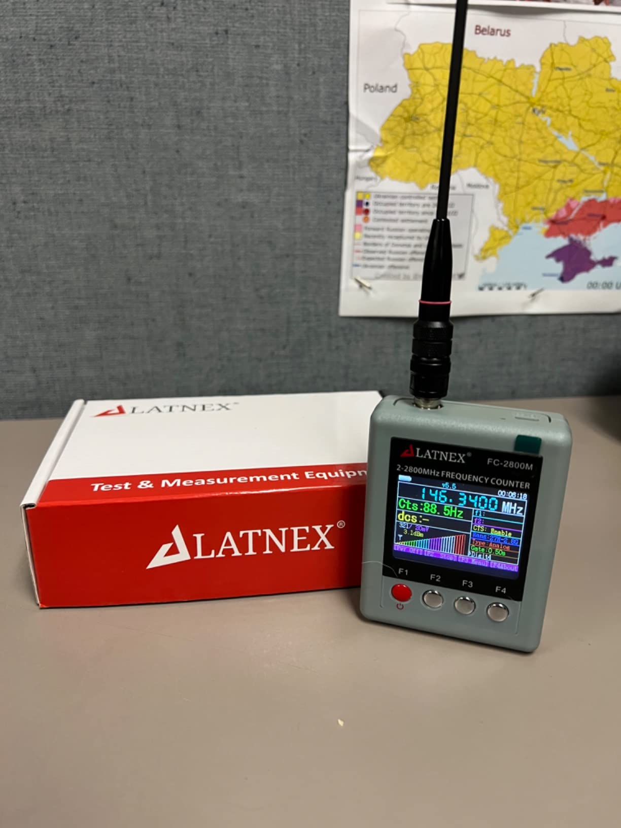 FC-2800M Frequency Counter for Ham Radio CB - High Sensitivity with CTCCSS DCS Decoder for The VHF & UHF - CB Continuous Carrier Signal, Walkie-Talkies, DMR Radio customer photo 1