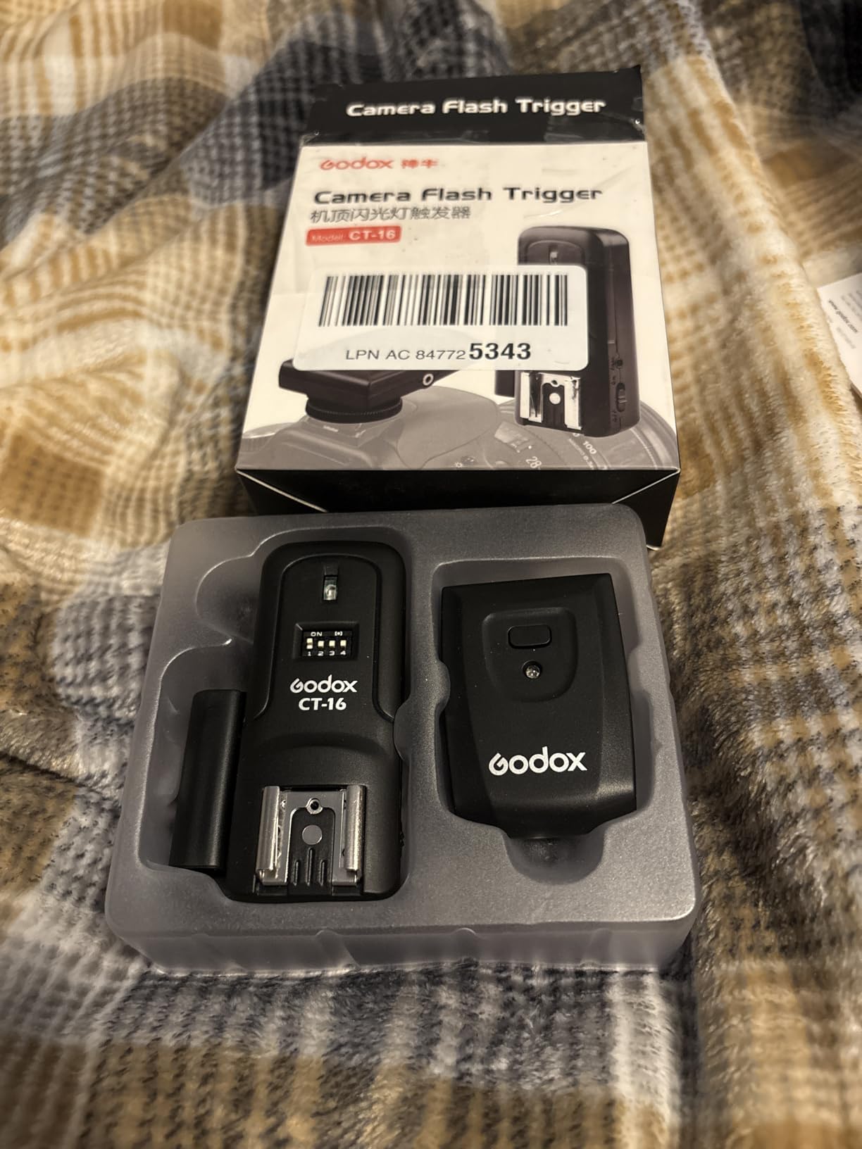 Godox CT-16 Wireless Radio Flash Trigger Receiver Kit,Fit Compatible for Canon Nikon Pentax DSLR Camera Studio 3 in 1 Flash Transmitter and Receiver customer photo 2