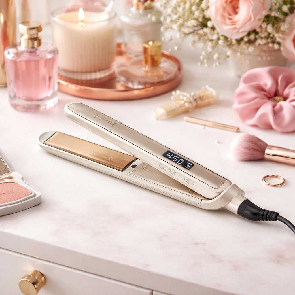 Remington Shine Therapy 1 inch Hair Straightener Iron, Flat Iron Infused with Argan Oil & Keratin, Professional Ceramic Flat Iron for Less Frizz, Shines and Smooth, Styling Tools customer photo 1