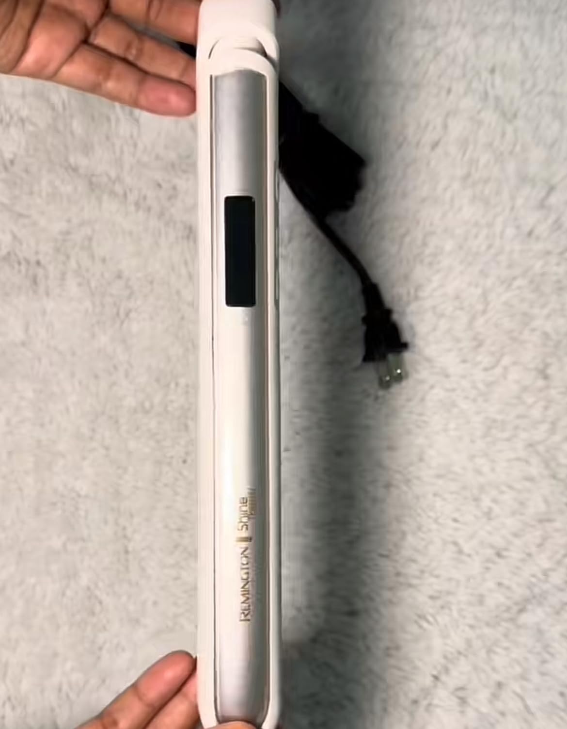 Remington Shine Therapy 1 inch Hair Straightener Iron, Flat Iron Infused with Argan Oil & Keratin, Professional Ceramic Flat Iron for Less Frizz, Shines and Smooth, Styling Tools customer photo 2