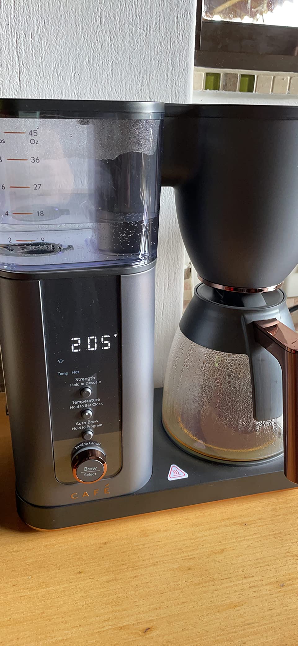 Café Specialty Drip Coffee Maker, 10-Cup Glass Carafe, WiFi Connected Smart Voice-to-Brew, Includes Reusable Filter Basket & Grounds Scooper, Barista-Quality Brew, SCA Certified, Matte Black customer photo 2