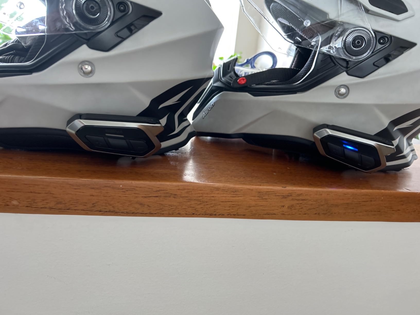 Sena 50R 3-Button Motorcycle Bluetooth Headset w/Sound by Harman Kardon Integrated Mesh Intercom System Premium Microphone & Speakers customer photo 1