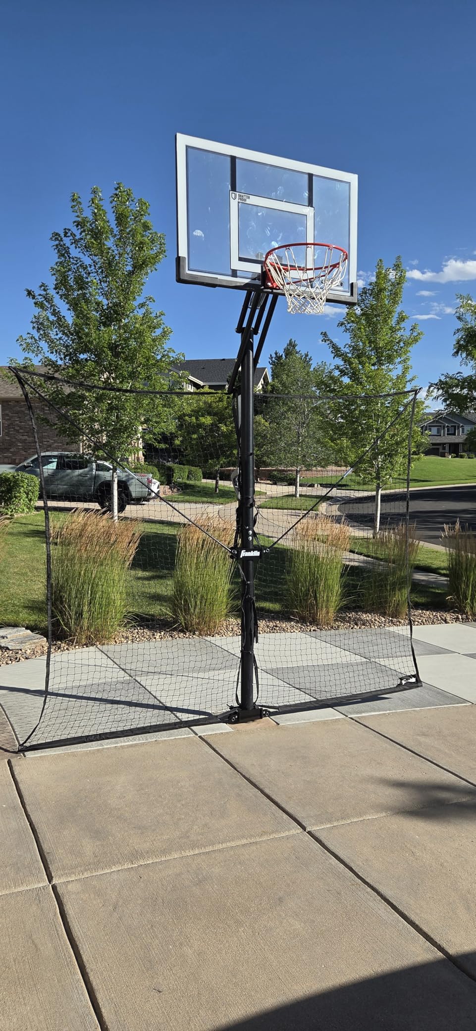 Franklin Sports Basketball Pass Back Rebounder customer photo 2