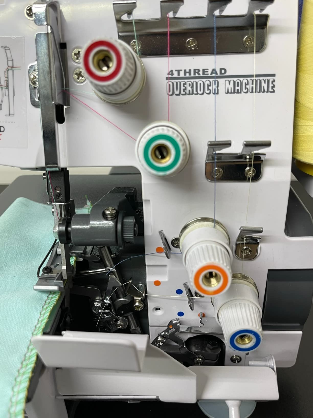 Lumina Sienna Serger Sewing Machine - Industrial Grade Sergers & Overlock Machines with Durable Metal Frame, 3-4 Serger Thread Capability - Overlocker Sewing Machine for Heavy Duty Fabric customer photo 1