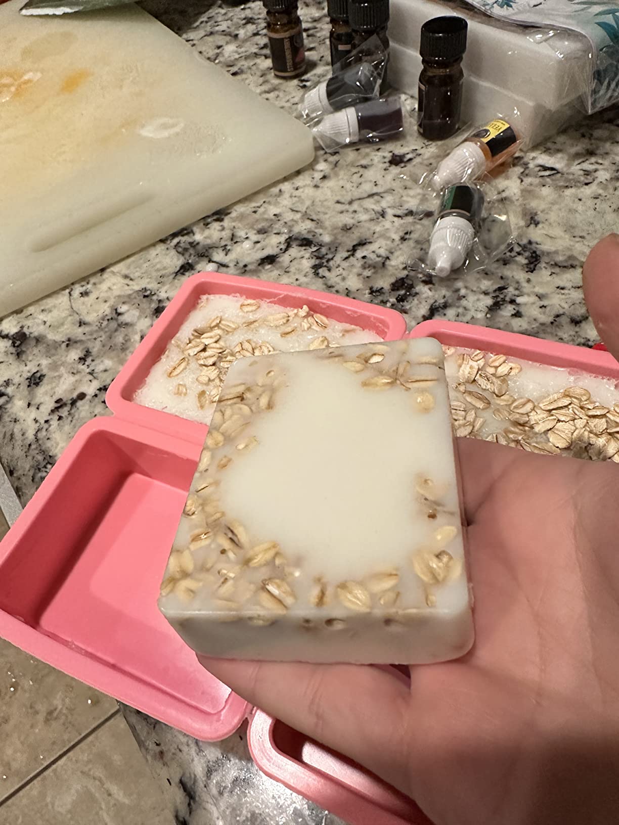 CraftZee Soap Making Kit - Soap Making Supplies with Shea Butter Soap Base, Silicone Loaf Soap Molds, Soap Cutters, Fragrances & More - DIY Homemade Melt & Pour Soap Craft Kits for Adults & Kids customer photo 2