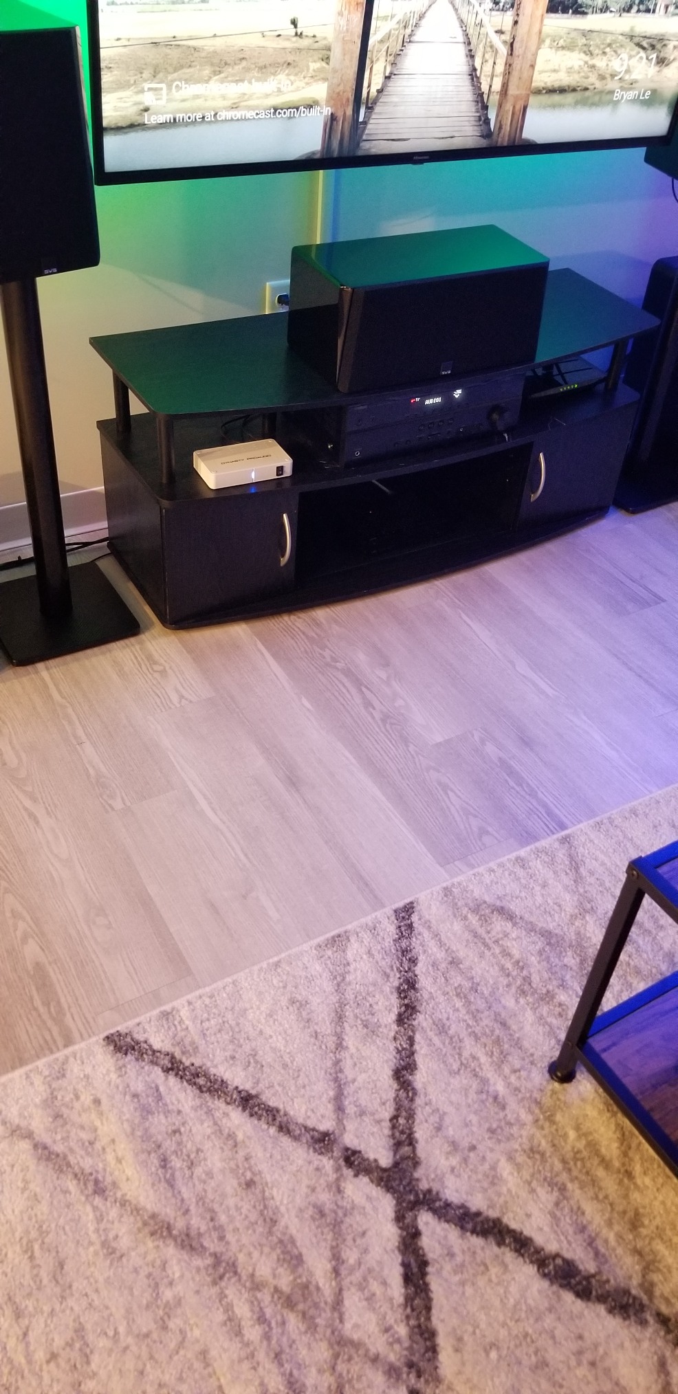 DYNASTY PROAUDIO WSA-5RP Wireless Rear Speaker Kit with Built-in Amplifier - 5.2/5.8GHz Dual Band, 106 RF Channels Anti-Interference, 2x50W Class-D Power, 100ft Range - for Home Theater Surround Sound customer photo 2