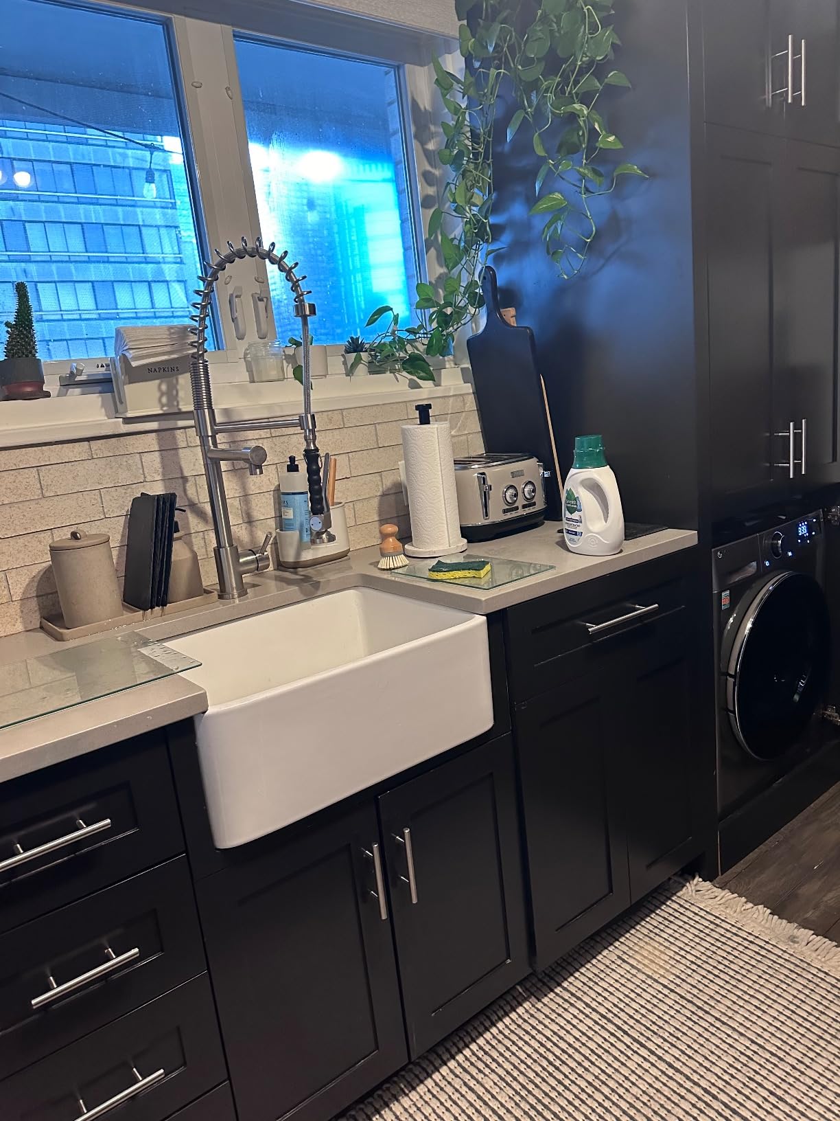 LG WM3555HVA 2.4 Cu. Ft. Smart Wi-Fi Enabled Front-Load All-in-One Washer/Dryer Combo - Compact, Energy-Efficient Laundry Solution, White customer photo 1