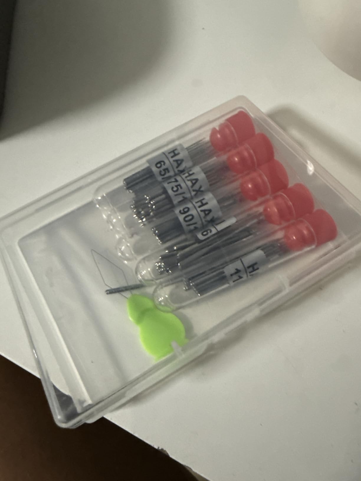 Sewing Machine Needles, 50 PCS Universal Sewing Machine Needle, Compatible with Singer, Brother, Janome, Varmax, Sizes HAX1 65/9, 75/11, 90/14, 100/16, 110/18 customer photo 2