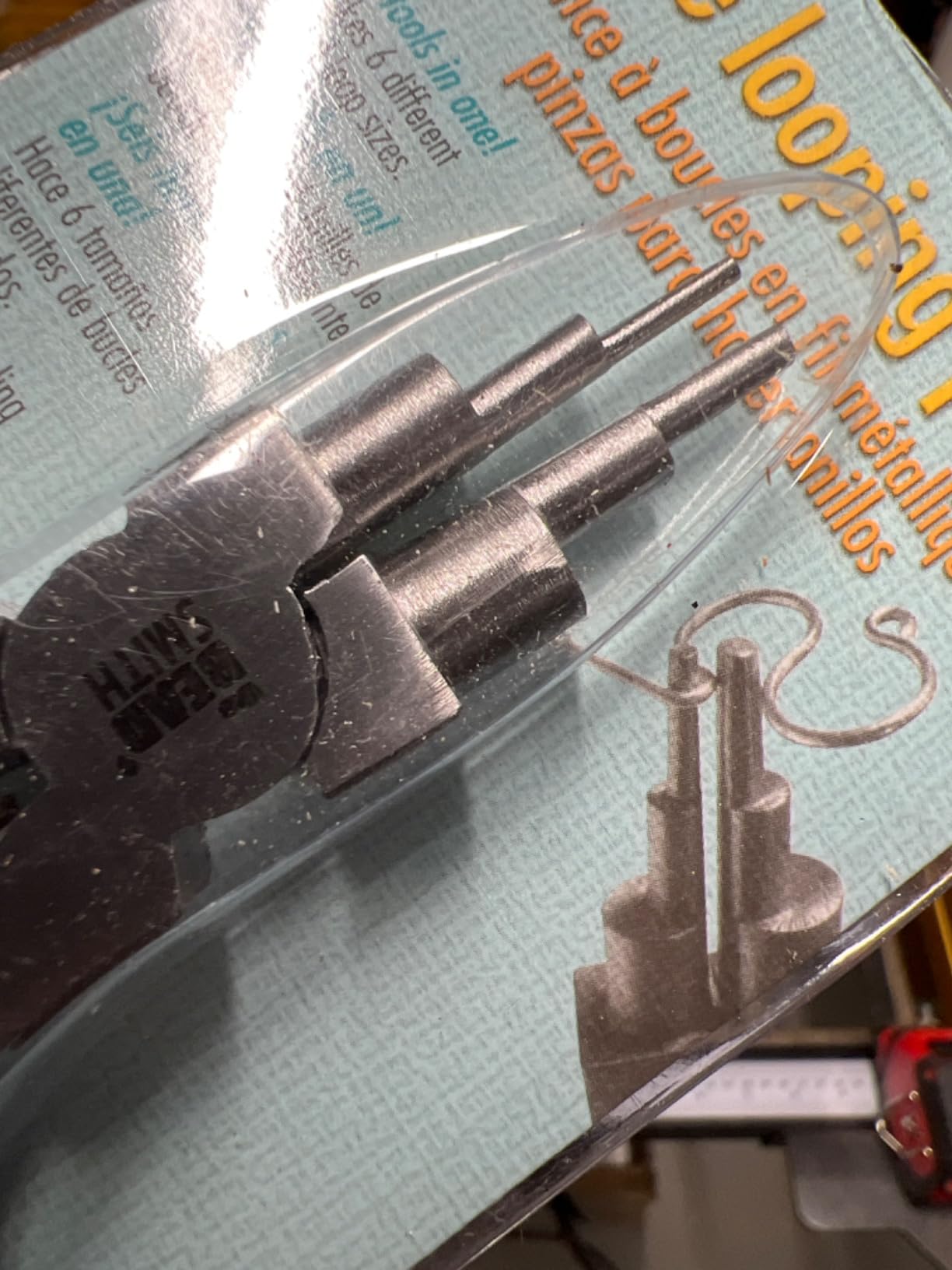 The Beadsmith Wire Working Combo - 3 Different Wire Wrapping Bending Pliers and Double Nylon Jaw Chain Nose Pliers - Use to Create Loops, Jump Rings & Protect Wire While Jewelry Making - 4 Piece Set customer photo 2