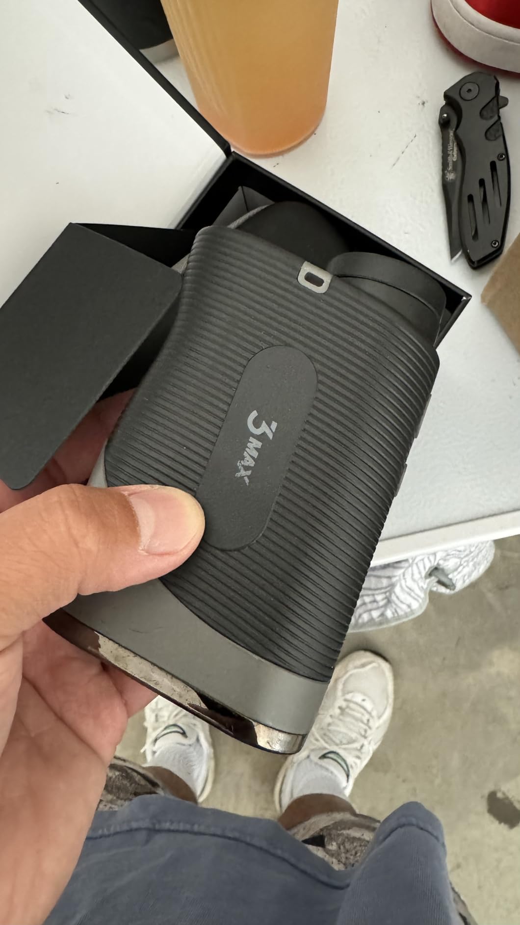 Blue Tees Series 3 Max+ Golf Rangefinder with Slope Switch, 1000 Yards Range Finder, 6X Magnification Laser Rangefinder, Slope Measurement, Magnetic Strip, Flag Pole Locking with Pulse Vibration customer photo 1