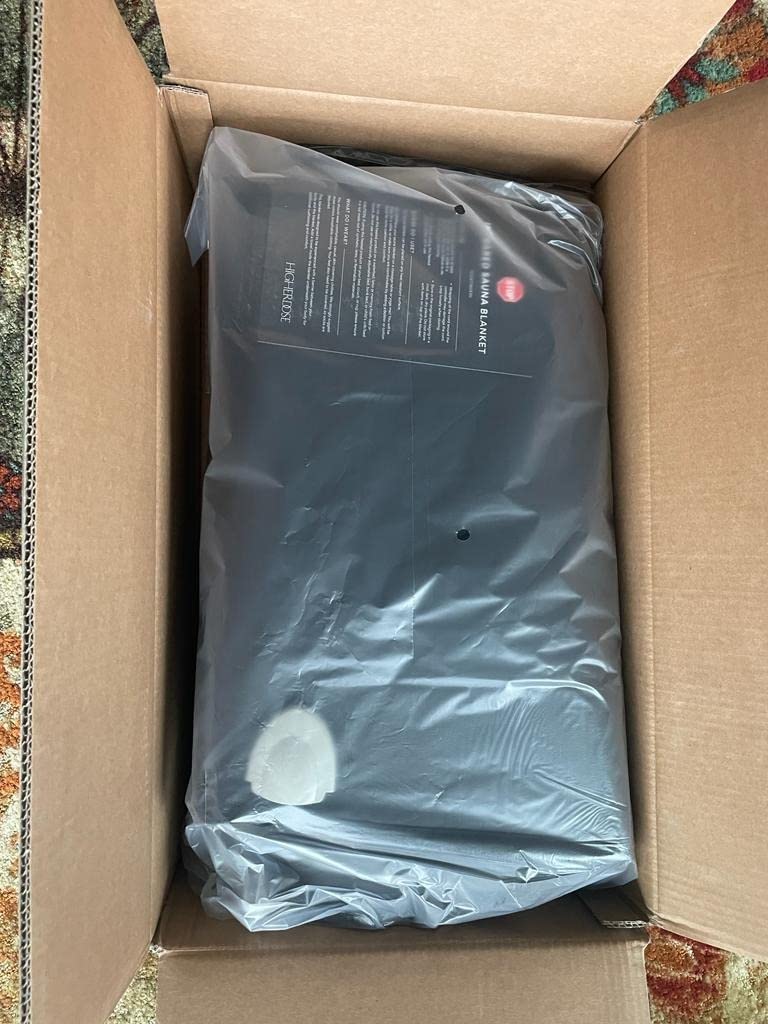 HigherDOSE Far Infrared Sauna Blanket - Full-Body Detox Wrap for Muscle Recovery, Glowing Skin, and Deep Relaxation - Personal and Portable Sauna for Home Spa Experience customer photo 2