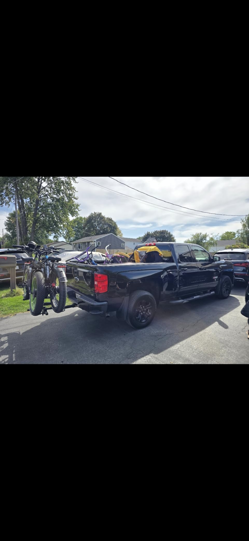 Young Bike Rack Hitch for Car - 200LB 2-Bike Rack Hitch Mount Platform Style Hitch Bike Rack，Smart Tilting & Easy Fold for Car SUV with 2 Inch Receiver，Bike Carrier Fits Up to 5-inch Fat Tire customer photo 1